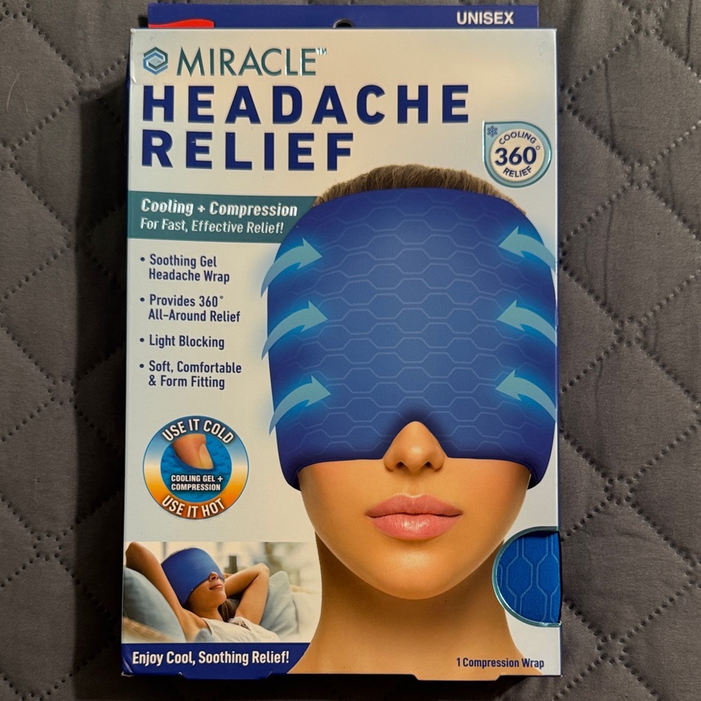 Miracle Headache Relief Wrap in Vibrant Blue